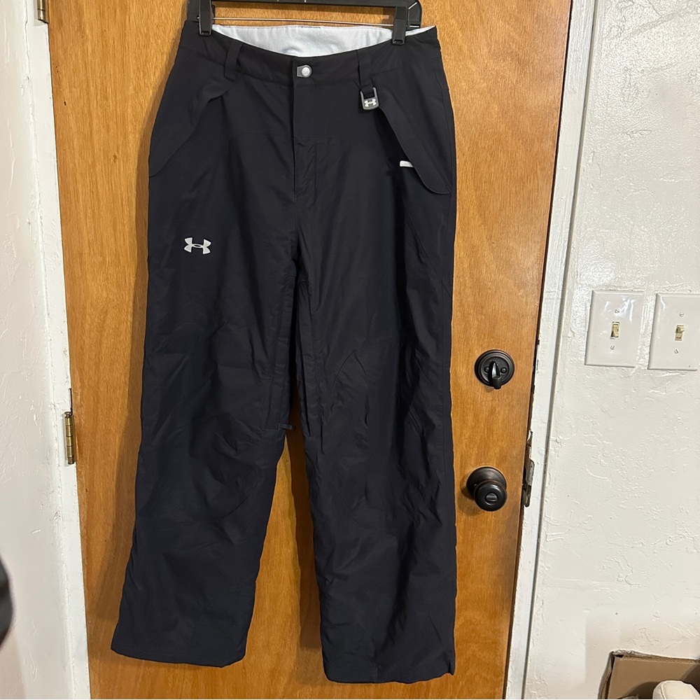 Under Armour Womens Snow Ski Pants Black Size 10 Insulated 29” Inseam